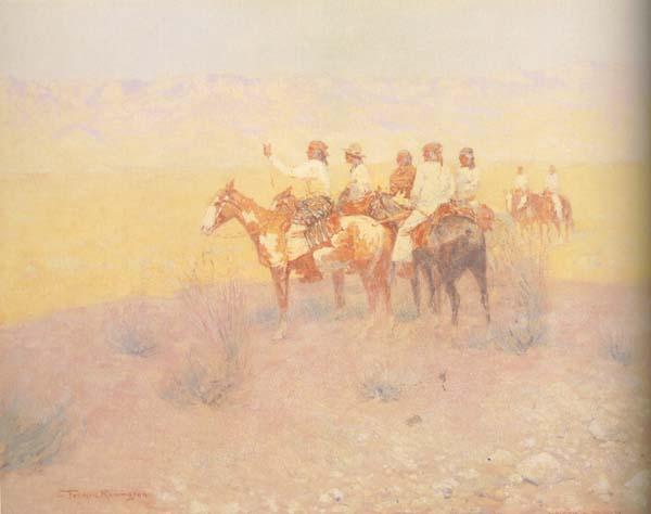 Frederic Remington Evening in the Desert (mk43) France oil painting art